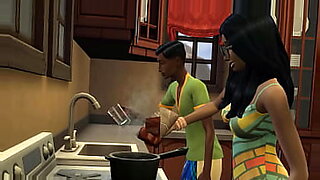 step-daughter-mingles-with-stepmother-in-bed